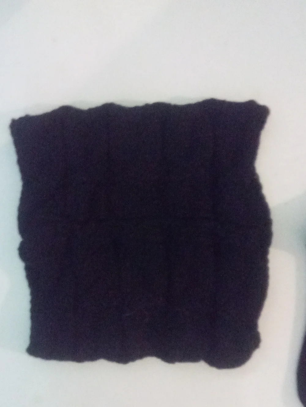 5 Piece Black Knit Winter Set  Faux Fur Beanie 2 Pr Socks Gloves Neck Warmer